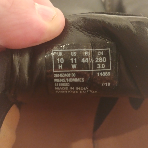 Men's 11 w black clarks - Picture 6 of 6